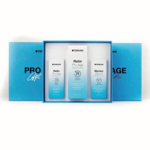 Toskani Gift Box Retin serum, cream, Myotec eye